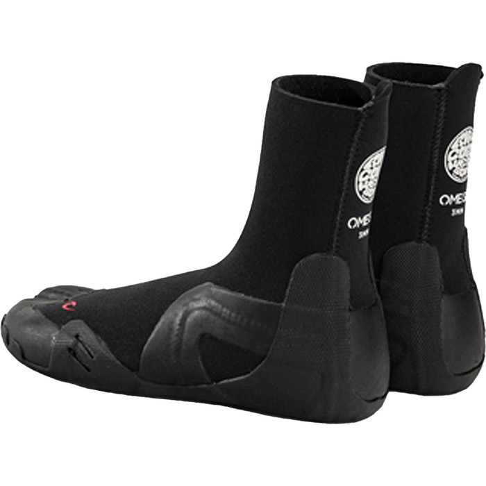 2024 Rip Curl Omega 3mm Split Toe Wetsuit Boot WBOYAD - Black